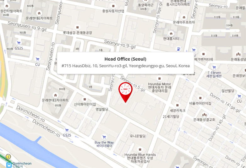 Seoul's map